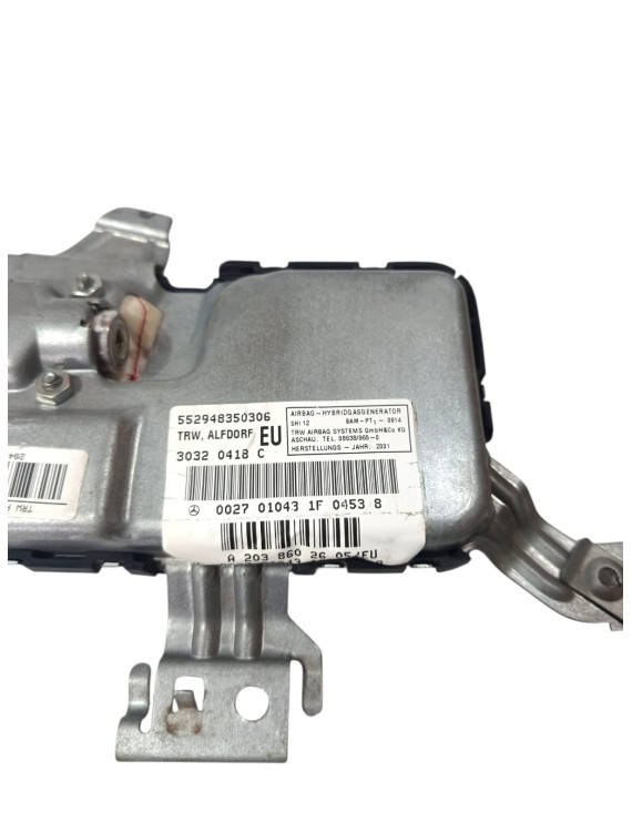 Airbag Porta Dianteiro Direito Mercedes C320 C200 W203 2000 - 2006 A2038602605  