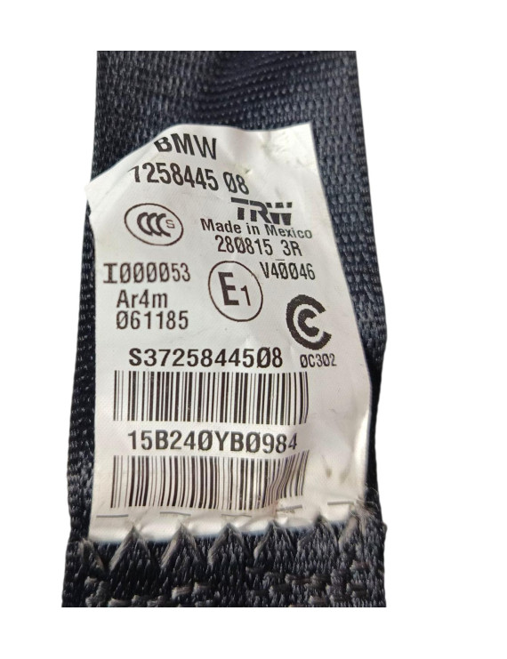 Cinto Segurança Traseiro Esquerdo BMW X4 2014 2015 2016 2017 2018 / 725844508 