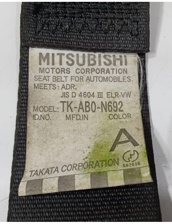 Cinto Segurança Traseiro Esquerdo Airtrek 2003 - 2008 / TKAB0N692