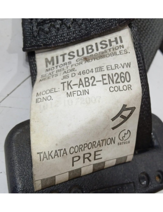 Cinto Segurança Dianteiro Esquerdo Airtrek 2003 - 2008 /	TKAB2EN260
