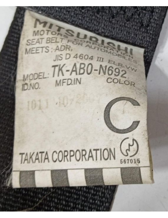 Cinto Segurança Traseiro Direito Airtrek 2003 - 2008 / TKAB0N692