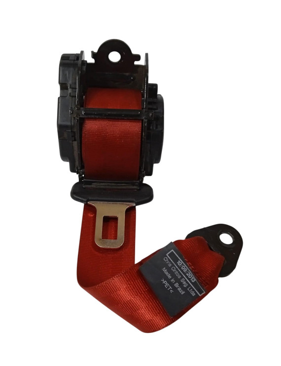 Cinto Segurança Traseiro Direito Sandero GT Line 2010 - 2013 Vermelho / 888408947R