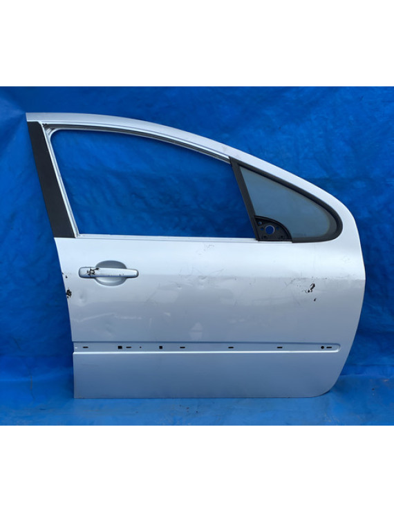 Porta Dianteira Direita Peugeot 307 2007 A 2013 Dianteira Direita Prateado