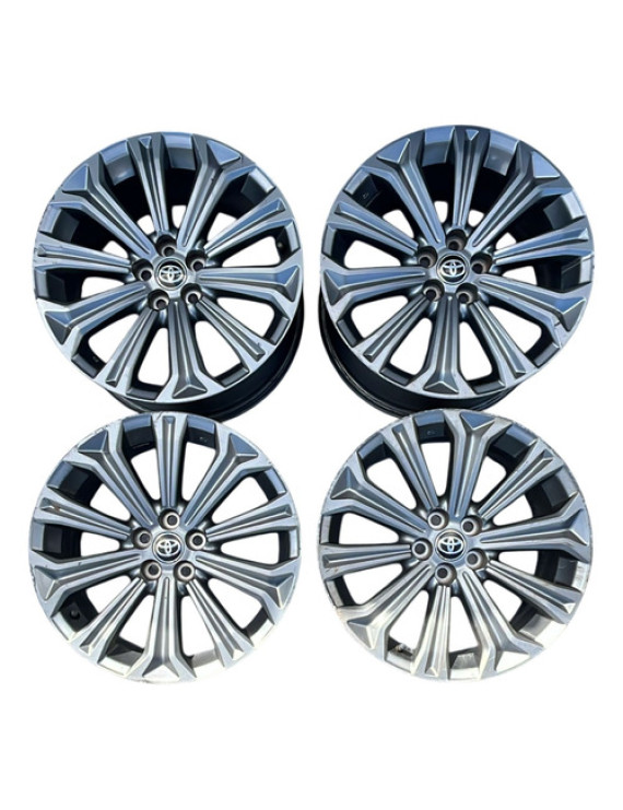 Jogo De Rodas Aro (17) Corolla 2020 2021 2022 2023 2024 Prateado