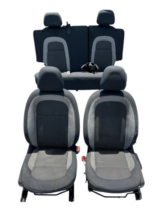 Jogo De Bancos (tecido) C3 2013 2014 2015 2016 Preto