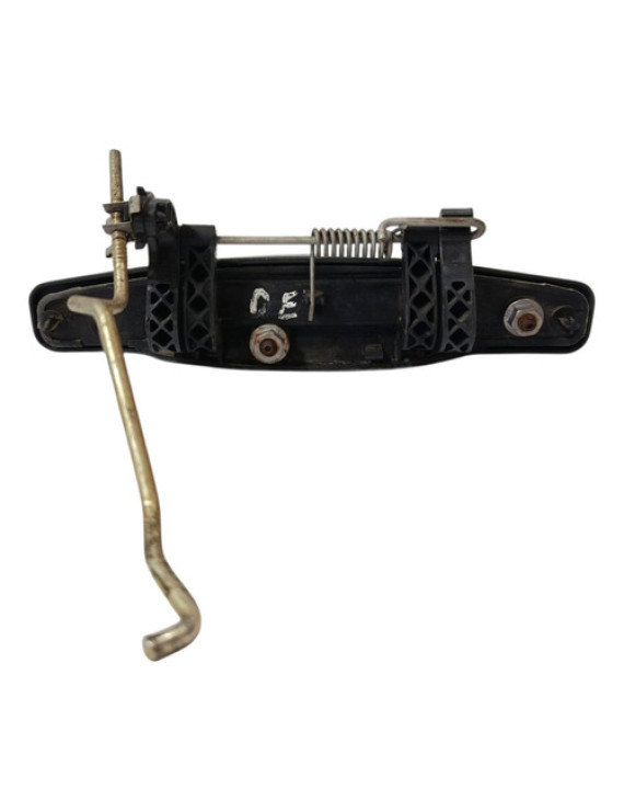 Maçaneta Externa Dianteira Esquerda Sandero 2008 - 2014 Preto Dianteira