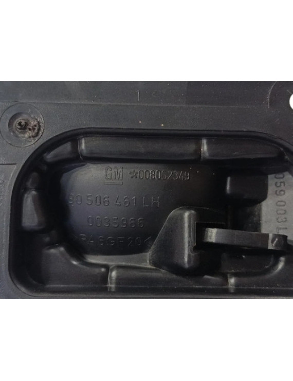 Maçaneta Interna Traseira Esquerda Vectra 1997 - 2005 Preto Traseira