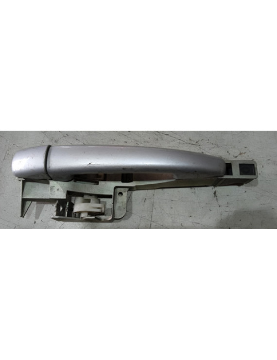 Maçaneta Externa Dianteira Esquerda Peugeot 407 2006 Prateado