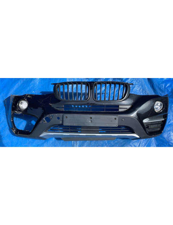 Parachoque Dianteiro Bmw X4 2014 2015 2016 / Detalhe Preto