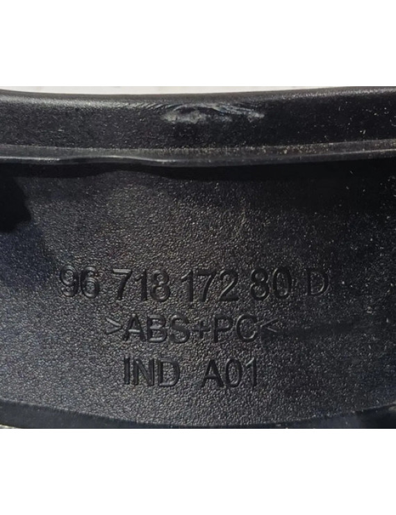 Acabamento Direito Churrasqueira Peugeot 307 2005 - 2012 Preto Fosco