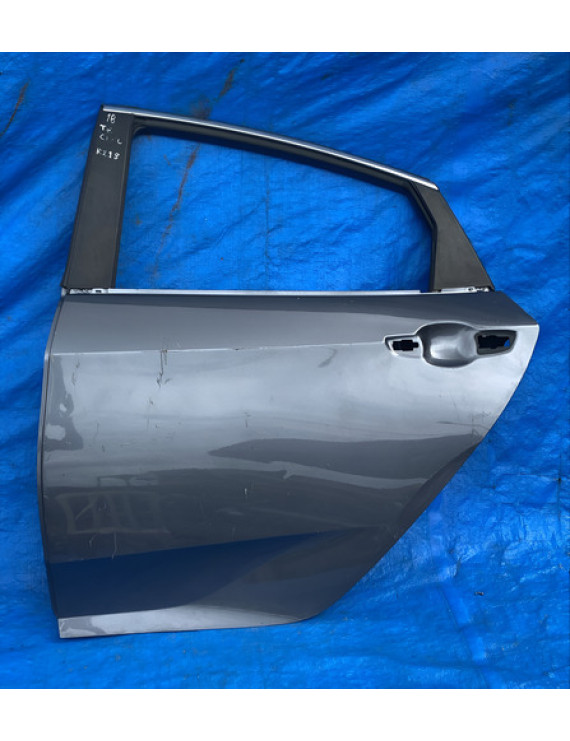 Porta Traseira Esquerda Civic G10 2017 2018 2019 2020 2021 Traseira Esquerda Cinza