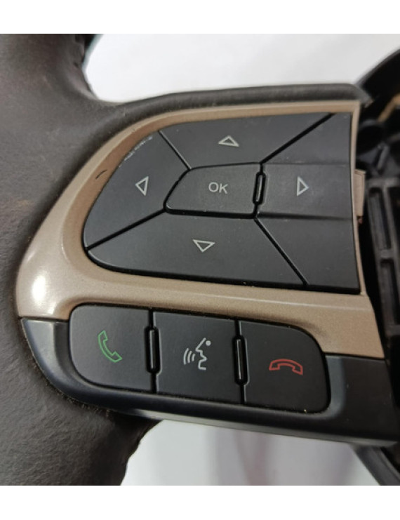 Volante Com Comando Som Jeep Renegade 2015 - 2021 Preto