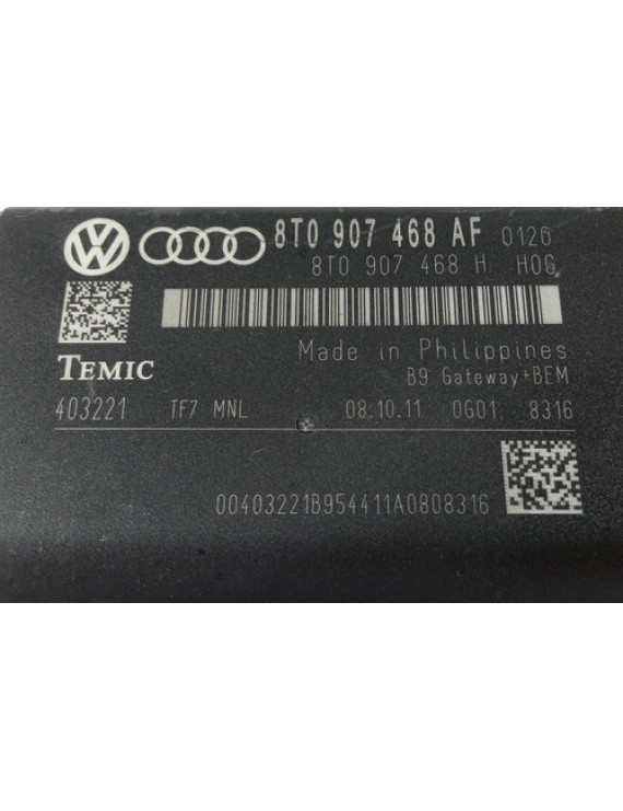 Módulo Controle Gateway Audi A4 2.0 2009 - 2012 8t0907468af