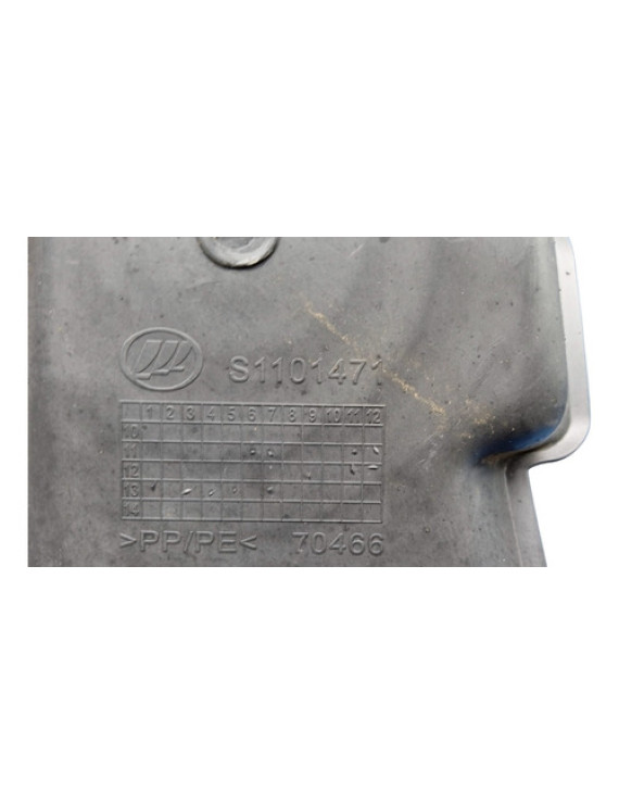 Suporte Protetor Gargalo Tanque Lifan X60 2012 - 2017 Cinza-escuro