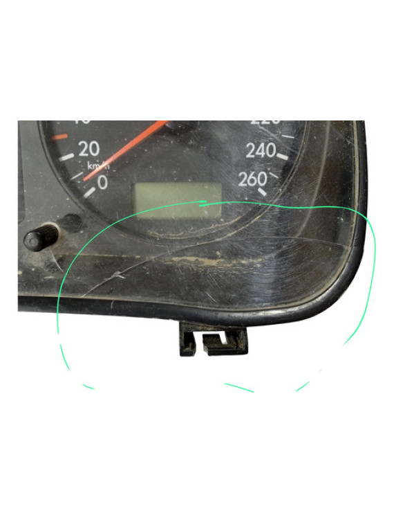 Painel Instrumentos Golf 2001 Detalhes - Preto