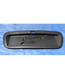 Moldura Placa Traseira Renault Megane 1995 - 1999 / Detalhe Preto