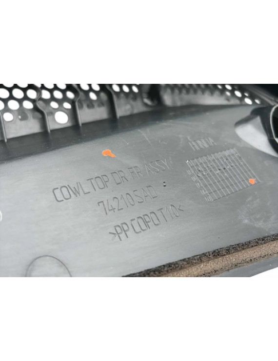 Grade Churrasqueira Esquerda Honda Fit 2003 A 2008 Preto Fosco