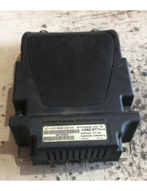Módulo Velocímetro Peugeot 3008 1.6 Thp 2012 / 96665877