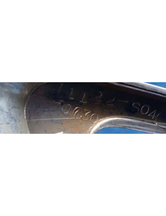 Moldura Aro Cromado Grade Frontal Honda Civic 1999 2000