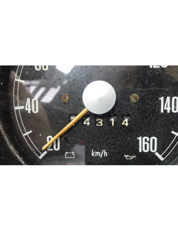 Velocímetro 160km Brasília Variant 1982 - 1997 Preto