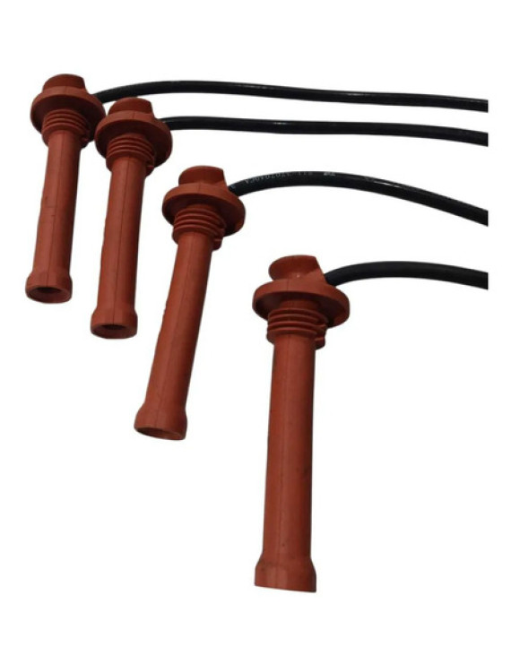 Kit Cabo Vela Chery Qq 1.1 2009 2010 2011 2012 2013 Preto