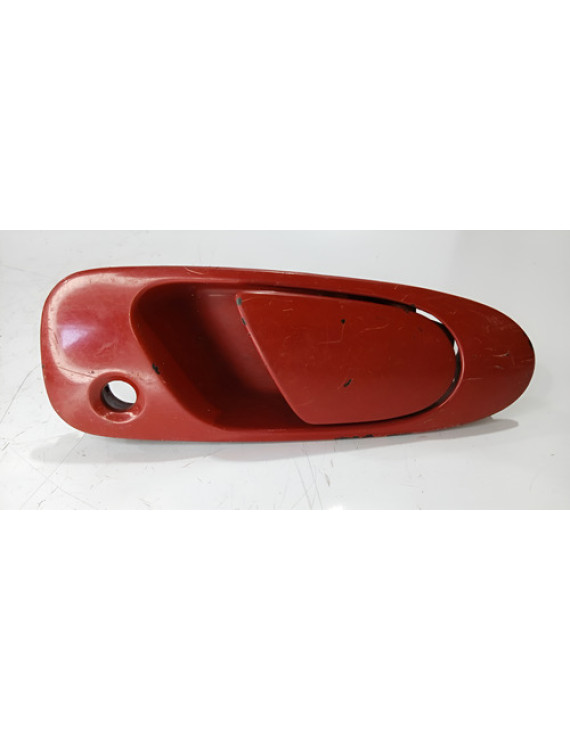 Maçaneta Dianteira Direita Honda Civic Coupe 1992 - 1995 Vermelho