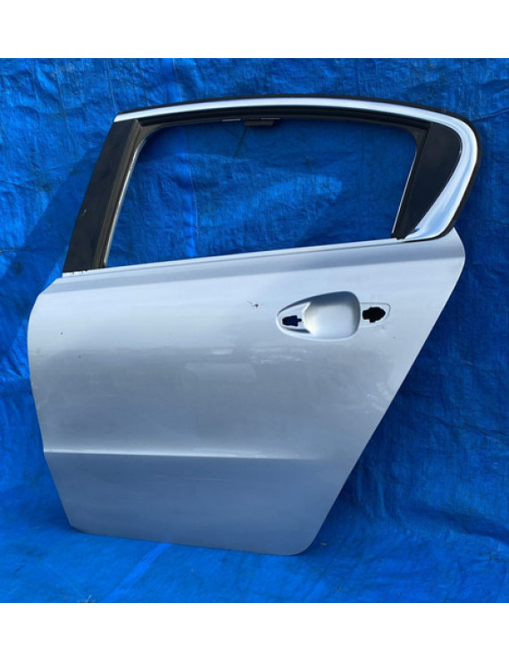 Porta Traseira Esquerda Peugeot 508 2012 2013 2014 2015 Traseira Esquerda Prateado
