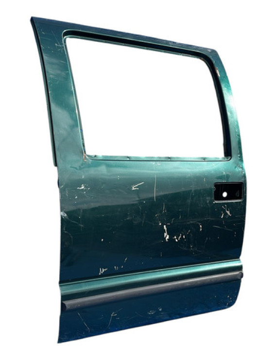 Porta Traseira Esquerda Gm S10 1996 A 2011 Detalhe Esquerda Preto