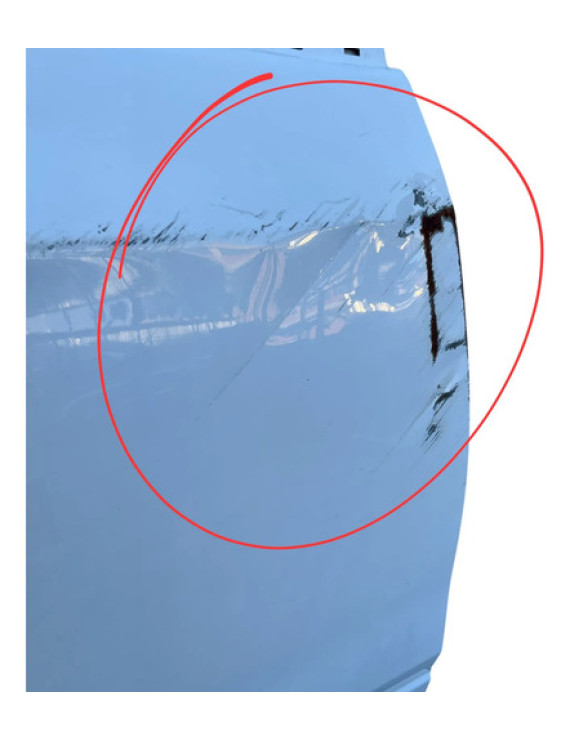 Porta Traseira Direita Gm Onix 2013 A 2019 Pra Recuperar Traseira Direita Branco