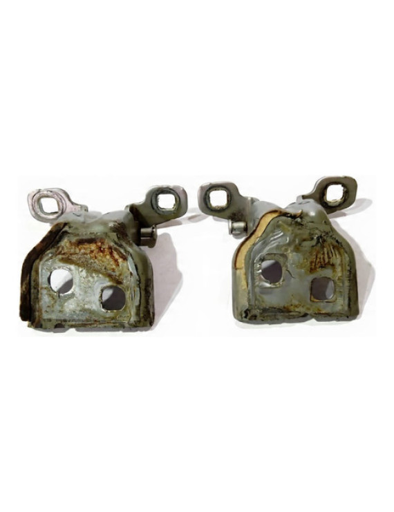 Par Dobradiça Porta Dianteira Direita Sandero 2008 - 2013