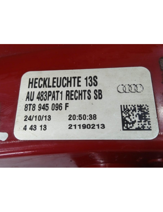 Lanterna Direita Audi A5 2012 2013 2014 2015 2016