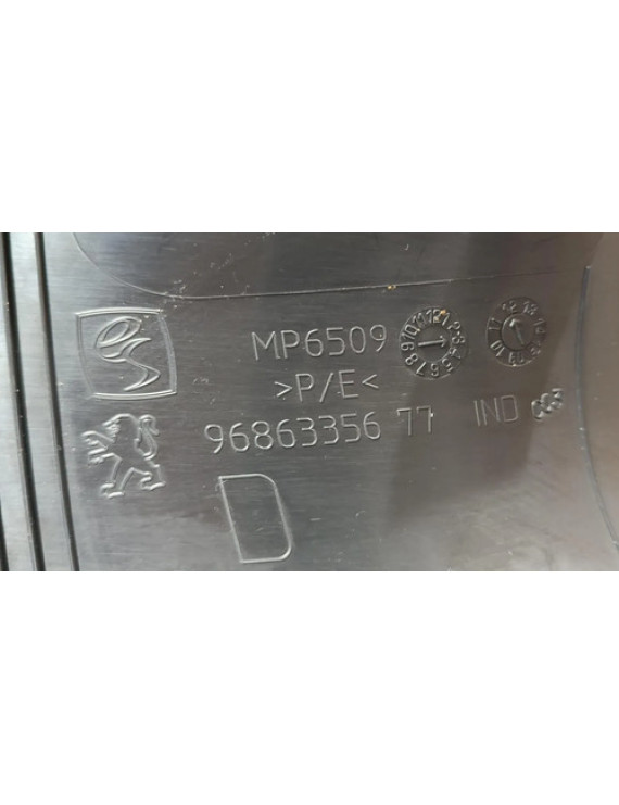 Acabamento Soleira Dianteira Direita Peugeot 508 2014 2015 Preto