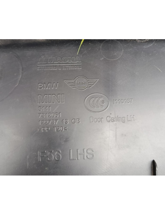 Forro Porta Dianteira Esquerda Mini Cooper S 2016 2 Portas