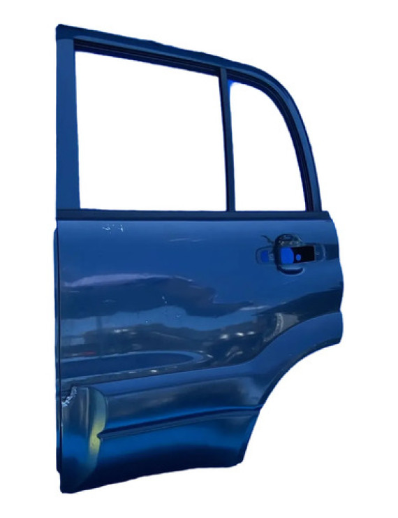 Porta Traseira Esquerda Tracker 2002 A 2008 Traseira Esquerdo Azul