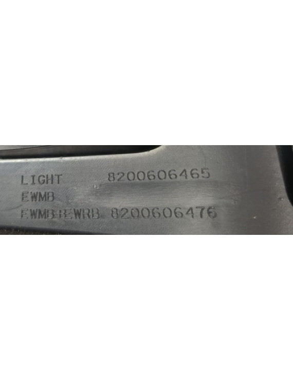 Acabamento Console Sandero 2008 2009 2010 2011 2012 Preto