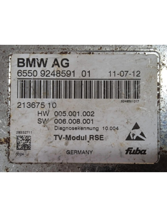 Módulo De Tv Digital Bmw 750i V8 2012 / 9248591   