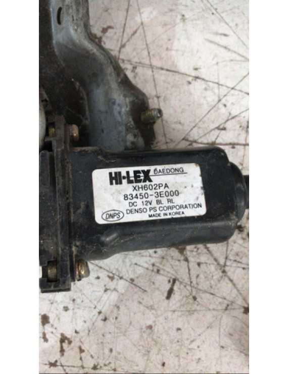 Maquina Vidro E Motor Traseiro Esquerdo Sorento 2003 - 2008