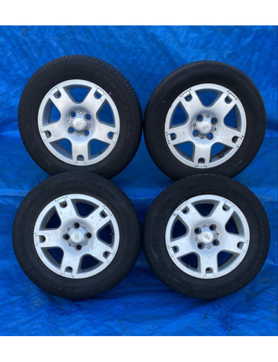 Jogo De Rodas Aro 15 Ford Ecosport Xlt 2005 A 2008