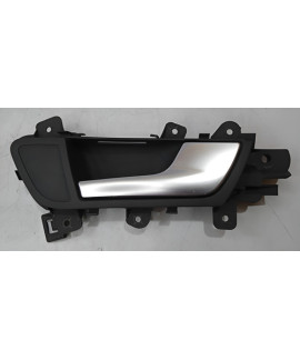 Maçaneta Interna Direita Audi A4 2008 2009 2010 2011 2012 Preto Dianteira/traseira