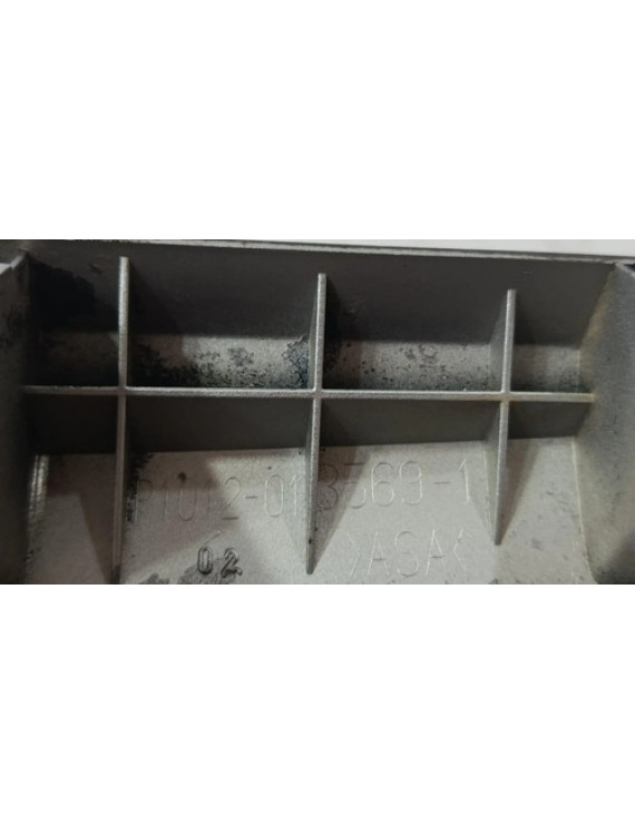 Friso Aplique Tampa Traseira C3 2008 - 2012 Preto