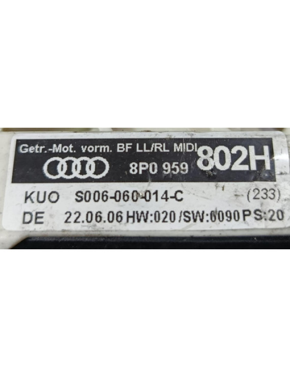 Motor Vidro Dianteiro Direito Audi A3 2007 - 2011