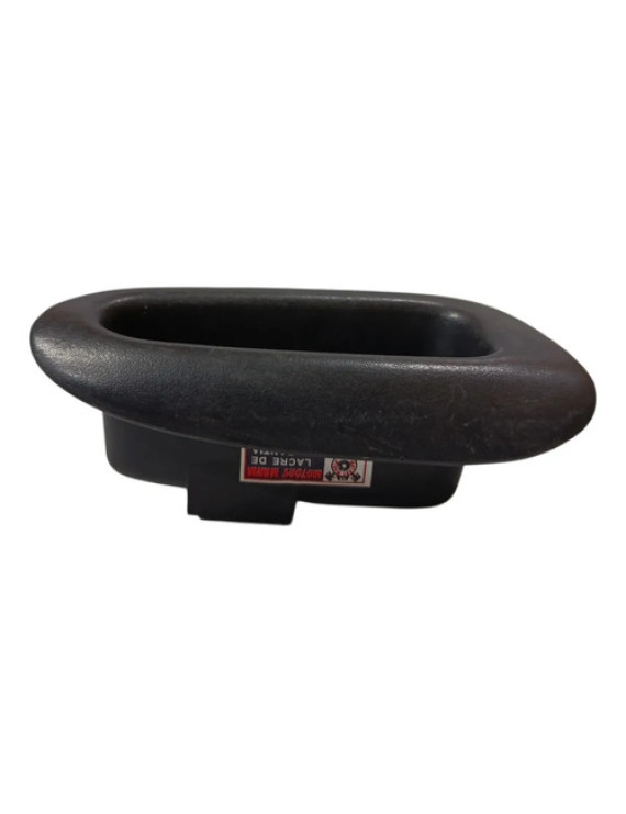 Puxador Porta Dianteira Esquerda Peugeot 207 2005 - 2011 Preto Dianteira
