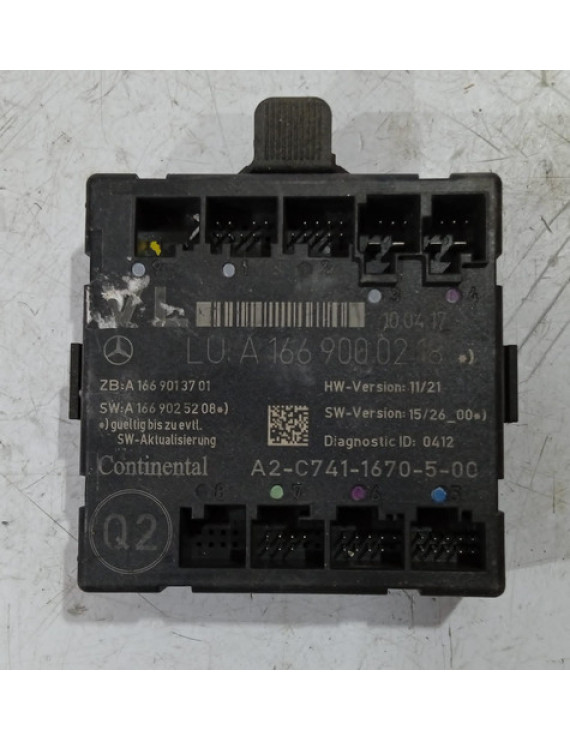 Módulo Porta Dianteira Esquerda Mercedes A200 A1669000218   