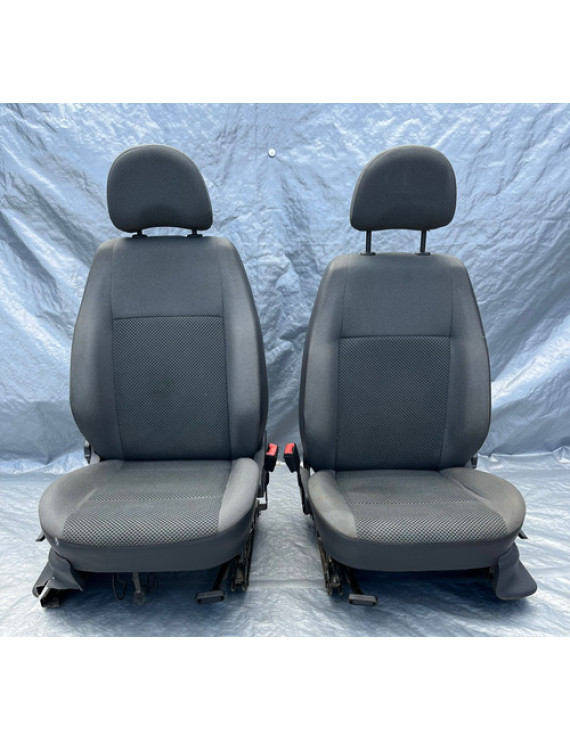 Jogo De Bancos (tecido) Amarok 2011 2012 2013 2014 Preto