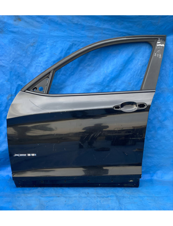 Porta Dianteira Esquerda Bmw X4 2016 2017 Preto