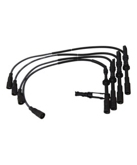 Kit Cabo Vela Bobina Ignição Audi A3 1.8 Asp 2001 - 2005 Preto