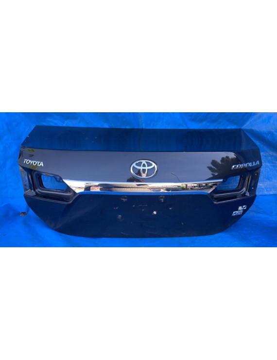 Tampa Traseira Corolla  2016 2017 2018 2019  Preto
