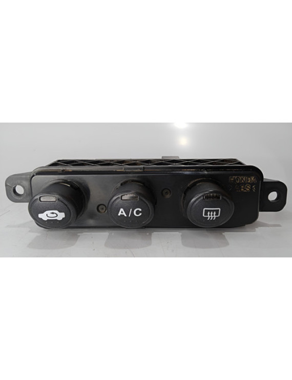 Botão Ar Condicionado Honda Civic 2001 - 2005 Preto