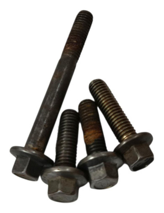 Kit Parafuso Carcaça Bomba Água Chery Qq 2010 - 2014 Preto