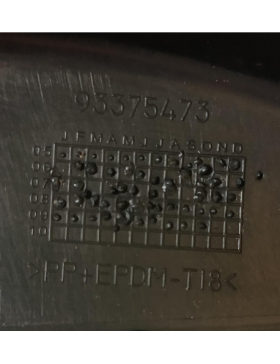 Porta Objetos Porta Traseira Direita Vectra 2006 - 2012 Preto